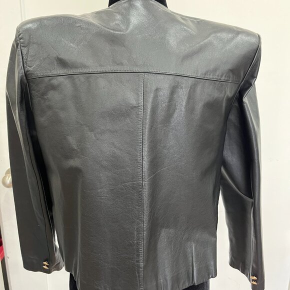 Black Leather Jacket Lord and Taylor - Picture 2 of 2